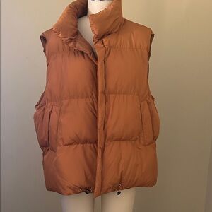 Pecan Brown Puffer Vest
